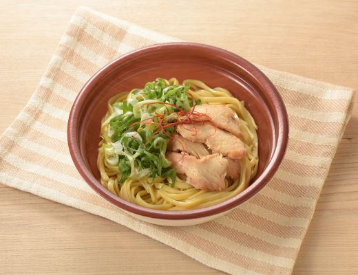 桜島どりとねぎの和風パスタ