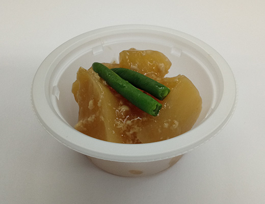 温めて食べる大根の鶏そぼろあん（柚子風味）